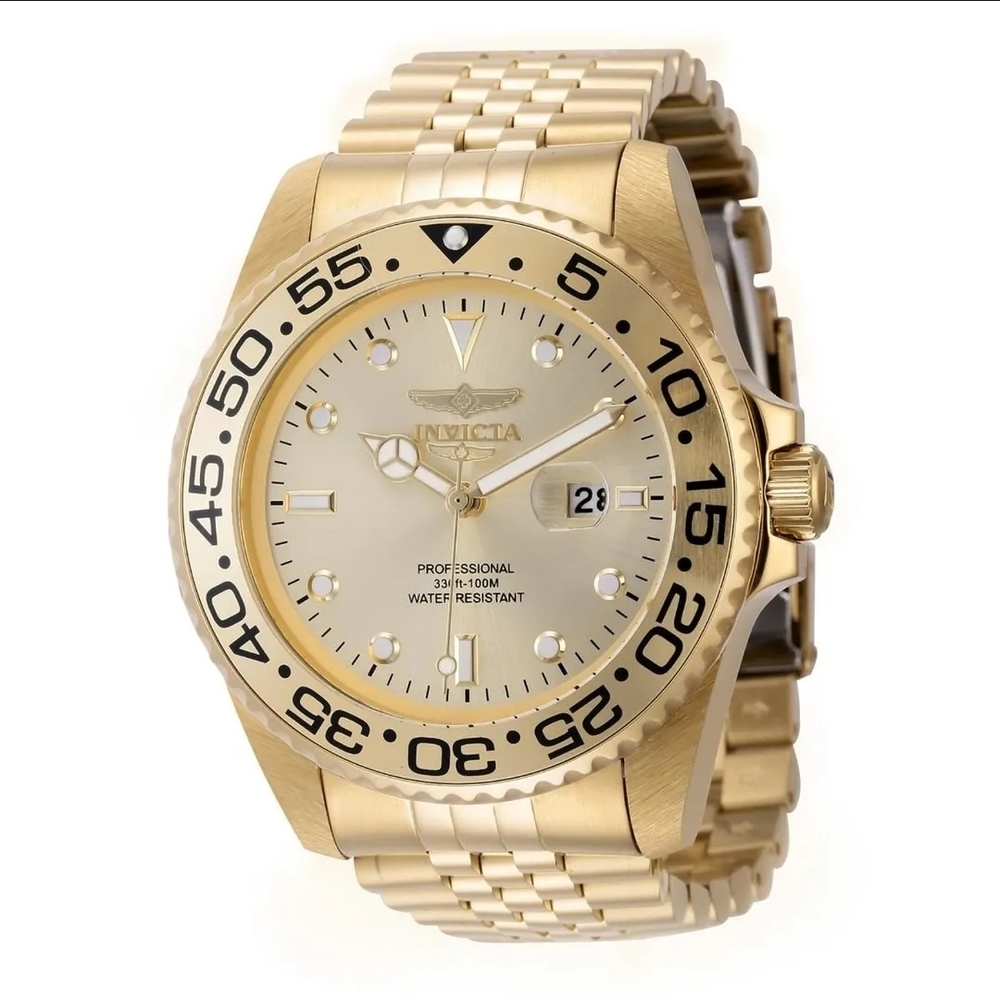 Invicta Grand Diver Gold Watch